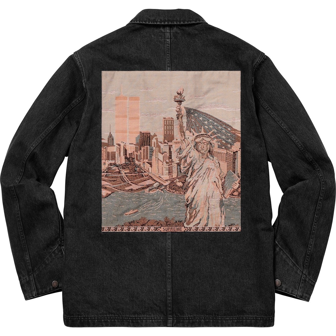 NY Tapestry Denim Chore Coat view 5